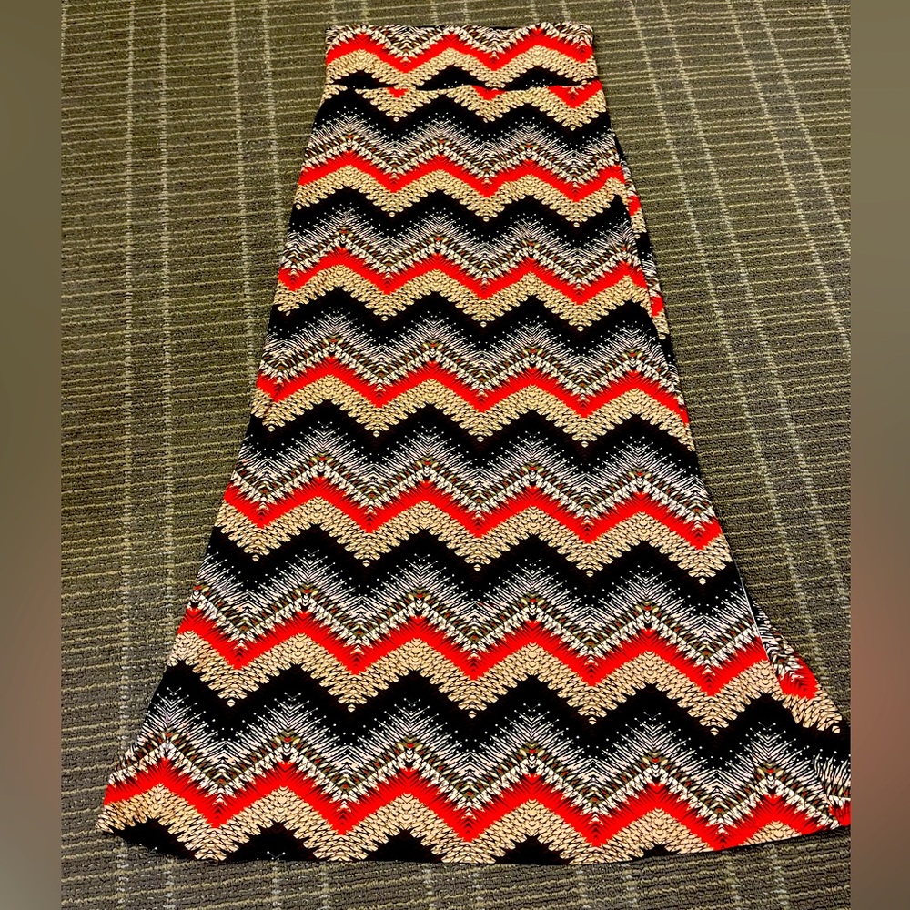 Beautiful Orange and Brown skirt